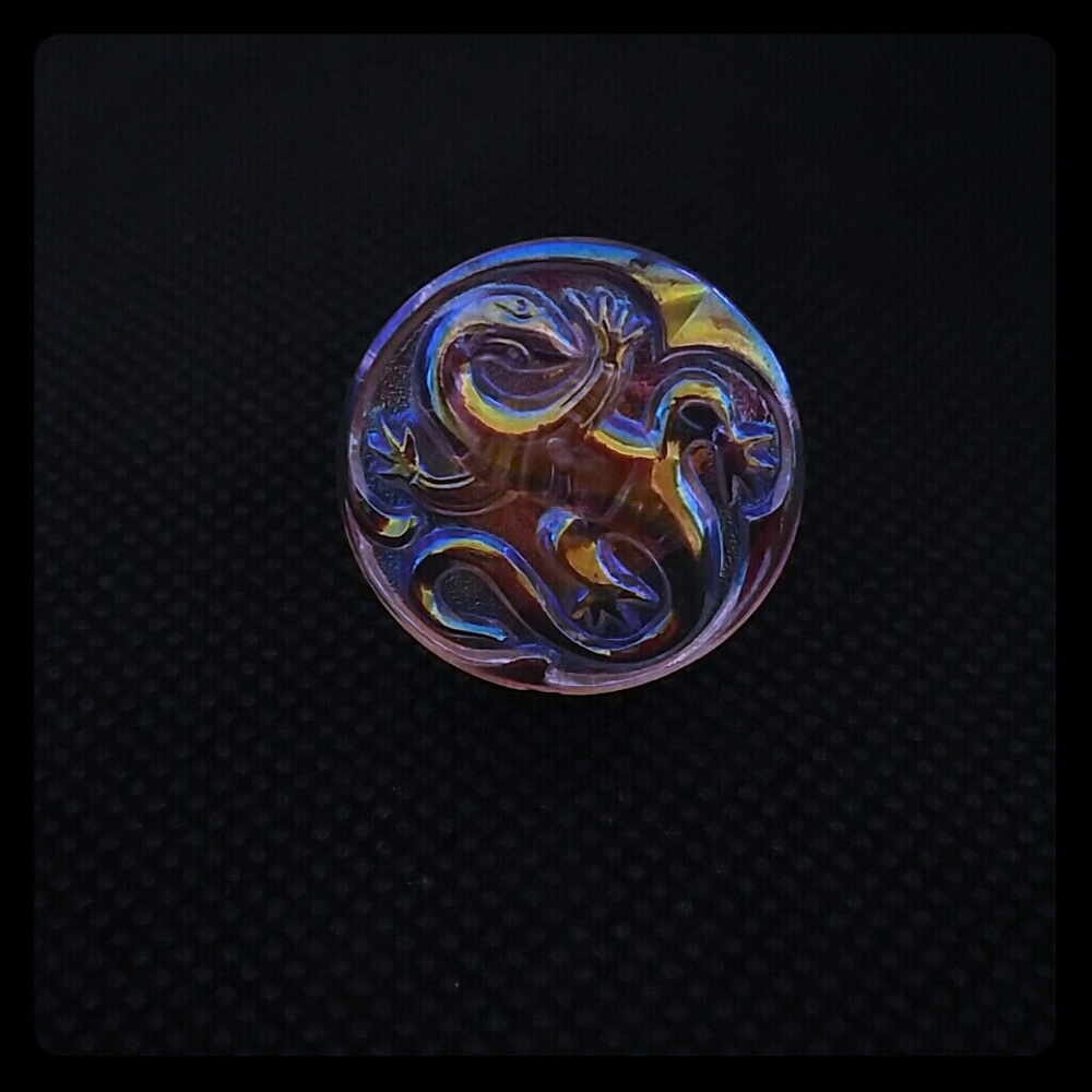 Iridescent Serpent Ring (adjustable size)